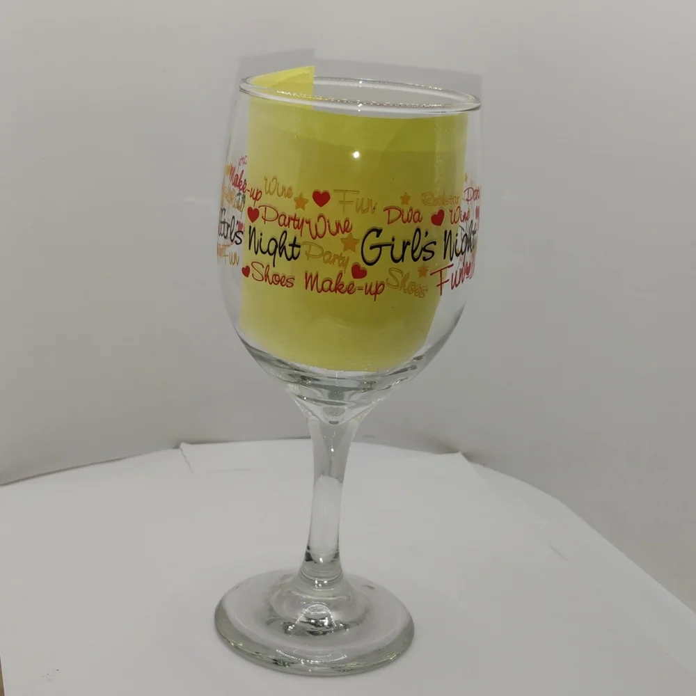 Girls night out beverage glass